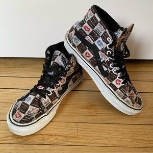 Vans Sk8-Hi High Top Sneakers Mens 7.5 Colorful “Meet Me In The Middle” 721356